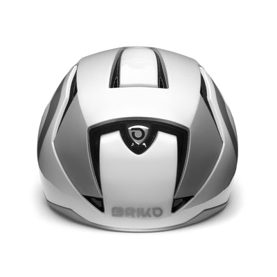 Helmets Unisex GASS 2.0 Helmet SHINY WHITE MATT METALLIC GREY Dressed Side (jpg Rgb)		