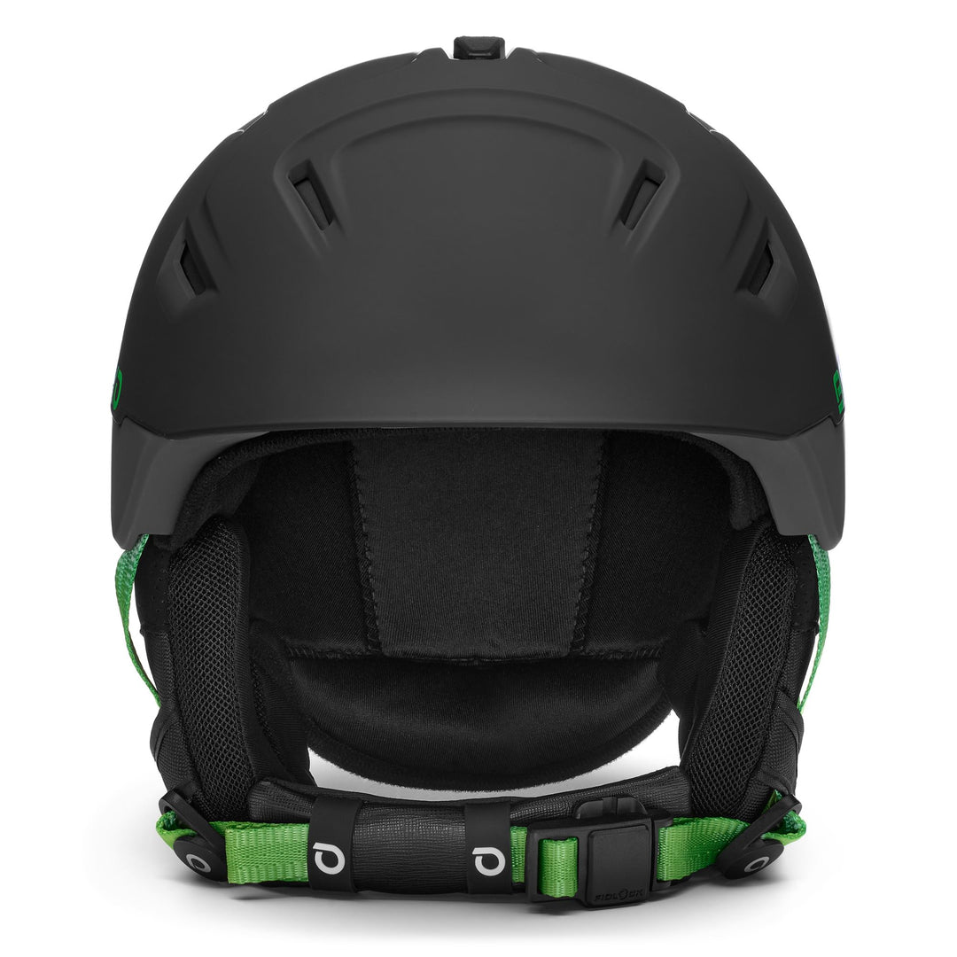 Helmets Unisex STORM 2.0 Helmet DARK GREY SHARK - GREY ABBEY - GREEN EUCALYPTUS | briko Dressed Side (jpg Rgb)		