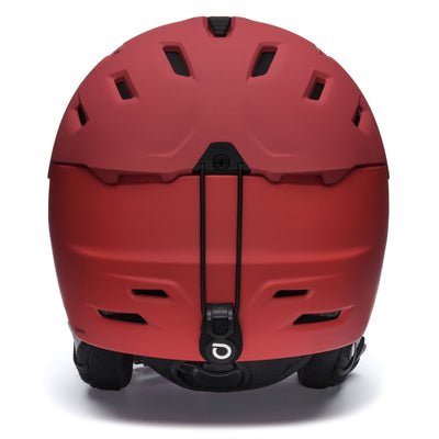Helmets Unisex STORM 2.0 Helmet MATT OLD BRICK RED - MONZA RED - DORADO BROWN Dressed Back (jpg Rgb)		