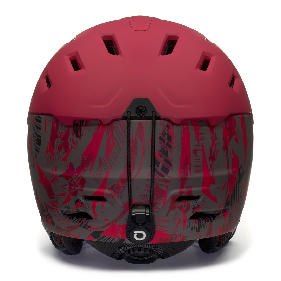Helmets Unisex STORM X Helmet MATT OLD BRICK RED - MONZA RED - DORADO BROWN Dressed Back (jpg Rgb)		