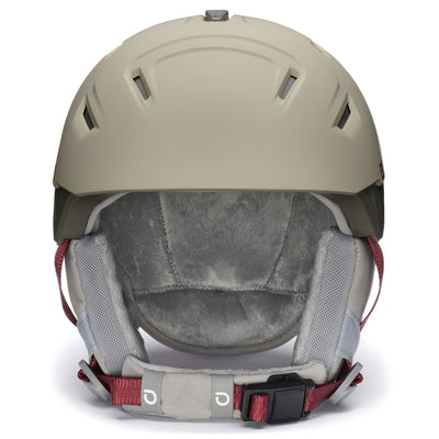 Helmets Woman CRYSTAL 2.0 Helmet MATT NOMAD BEIGE - SHINY CLAY CREEK GREEN - TAWNY PORT PLUM Dressed Side (jpg Rgb)		