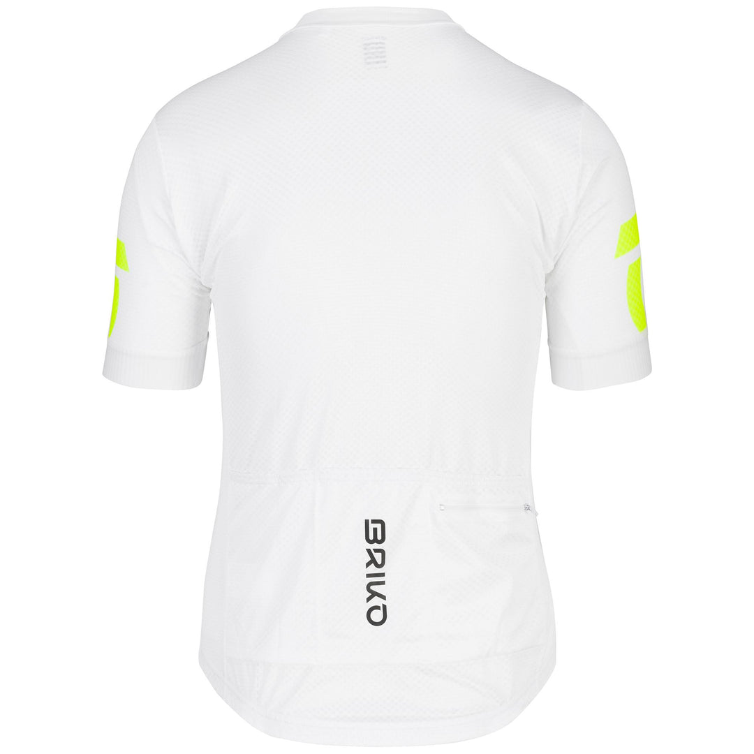 Active Jerseys Man GRANFONDO JERSEY 2.0 Shirt WHITE Dressed Front (jpg Rgb)	