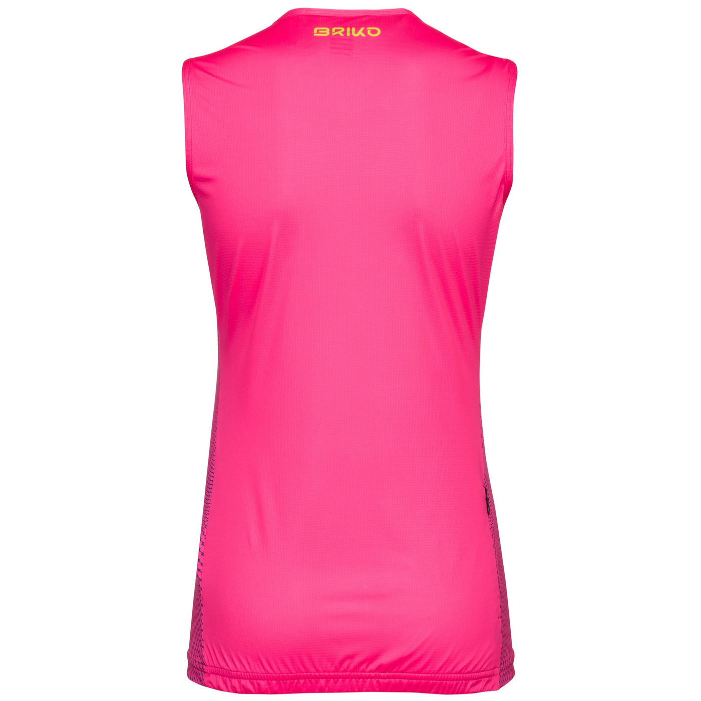 Active Jerseys Woman FRESH LADY NS Shirt PINK FLUO | briko Dressed Side (jpg Rgb)		