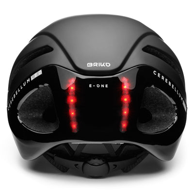 Helmets Unisex E - ONE LED Helmet BLACK ALICIOUS Dressed Back (jpg Rgb)		