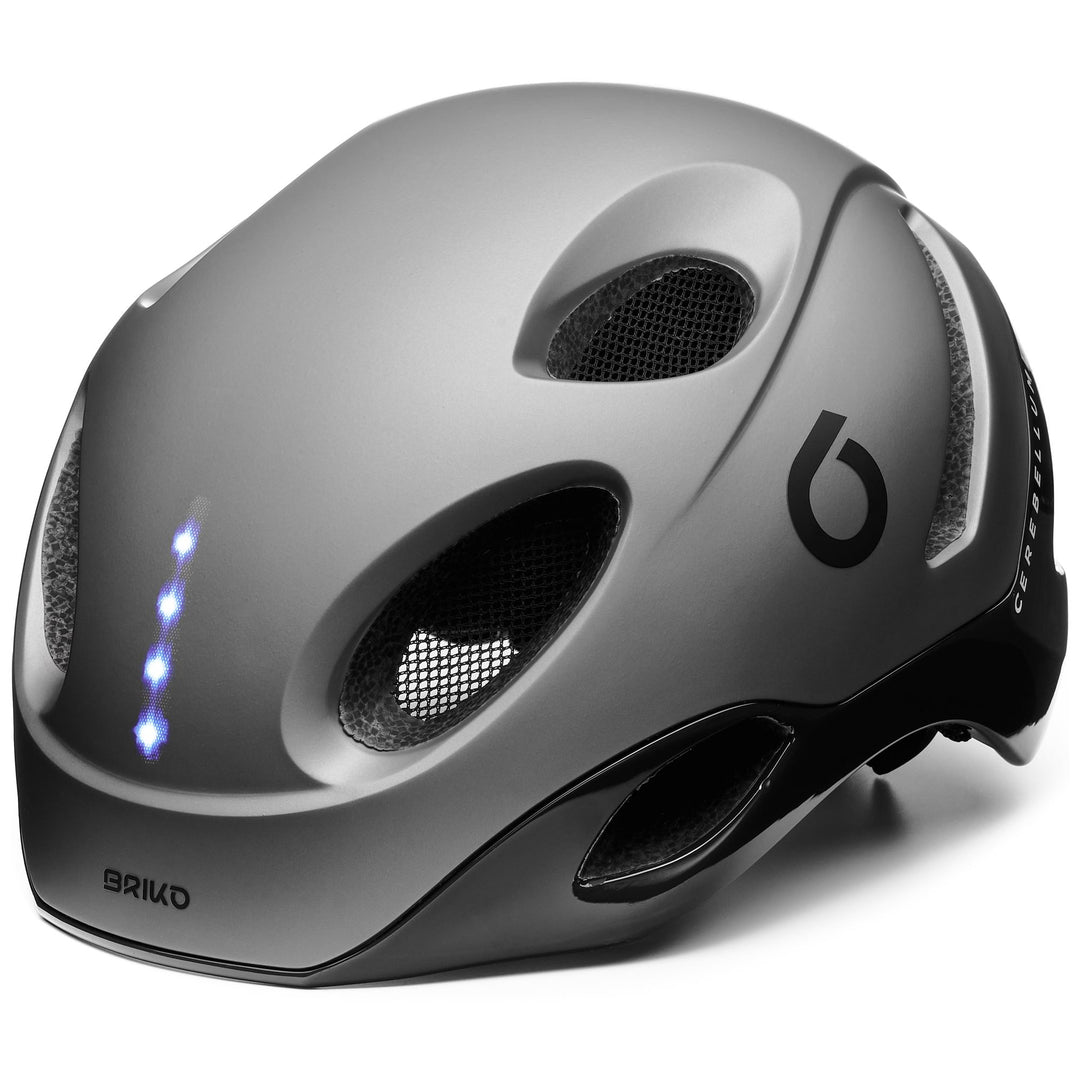 Helmets Unisex E - ONE LED Helmet ANTHRACITE - SILVER Dressed Front (jpg Rgb)	