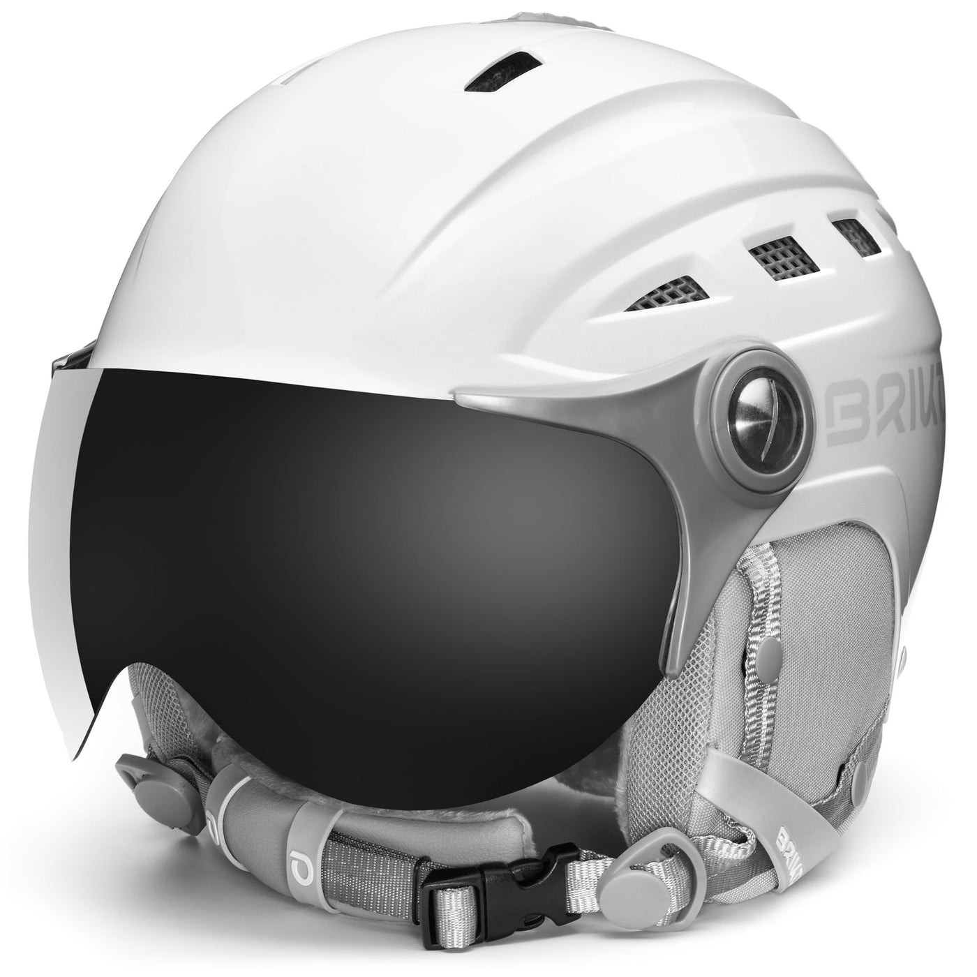 Helmets Unisex ZANTE VISOR Helmet Visor SHINY PEARL WHITE | briko Photo (jpg Rgb)			
