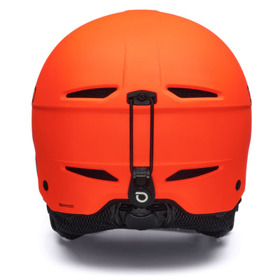Helmets Unisex MAMMOTH Helmet MATT ORANGE FLUO Dressed Back (jpg Rgb)		