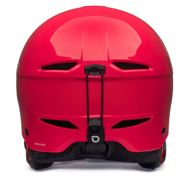 Helmets Unisex MAMMOTH Helmet SHINY AMARANTH RED - WHITE Dressed Back (jpg Rgb)		