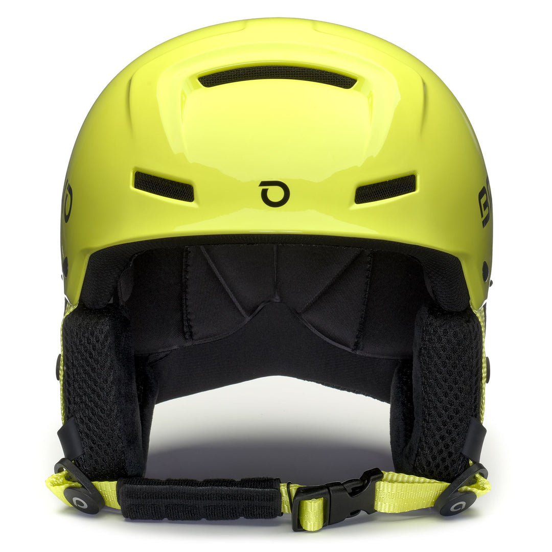 Helmets Unisex MAMMOTH Helmet SHINY PEAR GREEN - WHITE Dressed Side (jpg Rgb)		