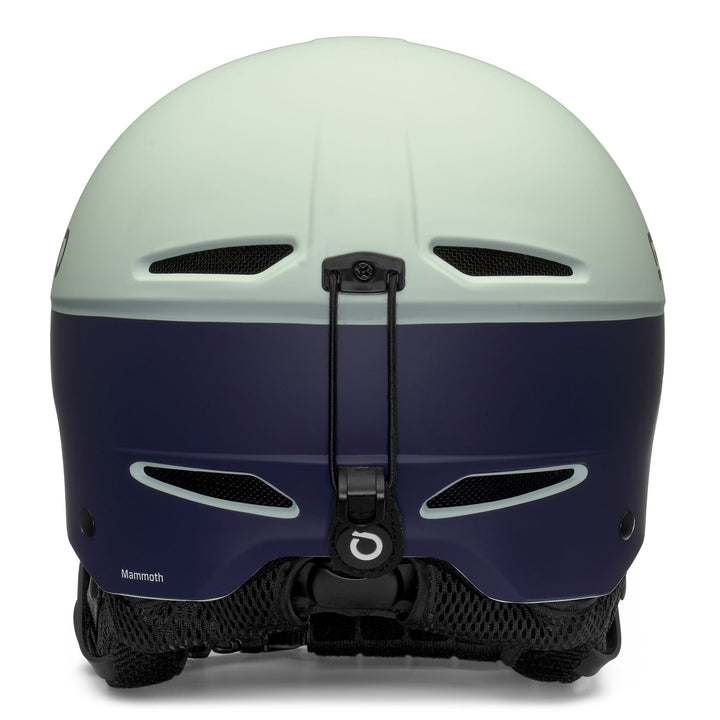 Helmets Unisex MAMMOTH Helmet MATT HEATHER LIGHT BLUE - CLOUD BURST BLUE Dressed Back (jpg Rgb)		