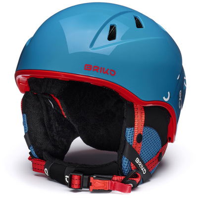 Helmets Kid unisex KODIAKINO 2.0 Helmet SHINY ALLPORTS BLUE - MONZA RED - SNOWMAN Photo (jpg Rgb)			