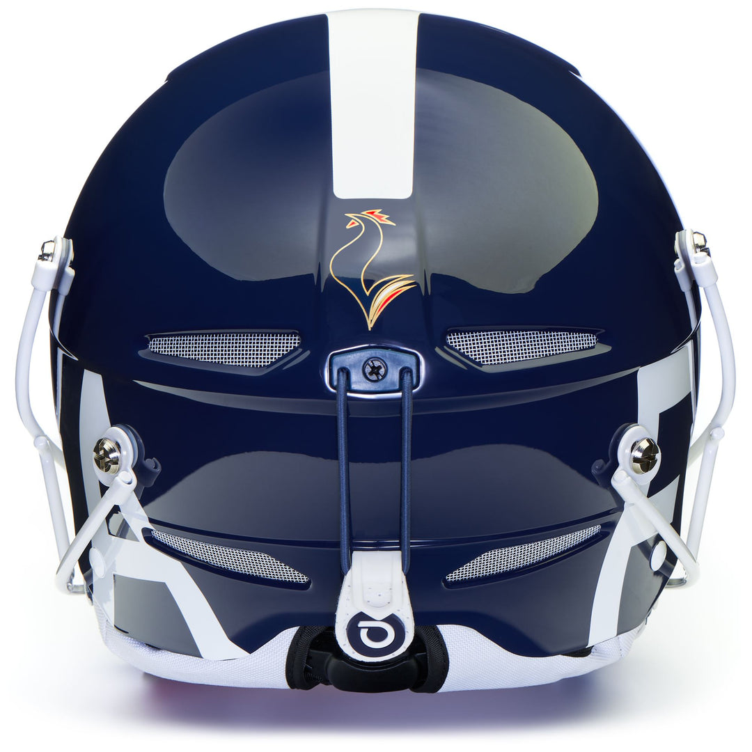 Helmets Unisex SLALOM - FRANCE Helmet SHINY BLUE WHITE Dressed Front (jpg Rgb)	
