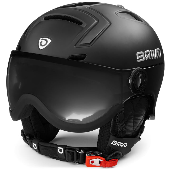 Helmets Unisex STROMBOLI VISOR PHOTO 2.0 Helmet SHINY MATT BLACK | briko Photo (jpg Rgb)			