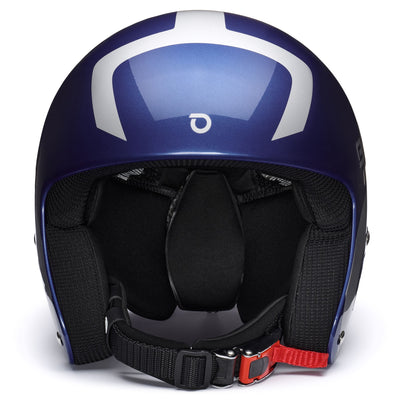 Helmets Kid unisex VULCANO FIS 6.8 JR Helmet SHINY METALLIC BLUE - SILVER Dressed Side (jpg Rgb)		