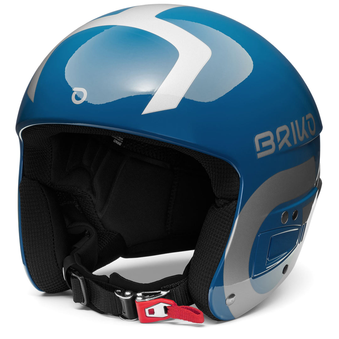 Helmets Unisex VULCANO FIS 6.8 Helmet SHINY BLUE - SILVER | briko Photo (jpg Rgb)			