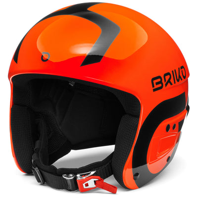 Helmets Unisex VULCANO FIS 6.8 Helmet SHINY ORANGE - BLACK | briko Photo (jpg Rgb)			