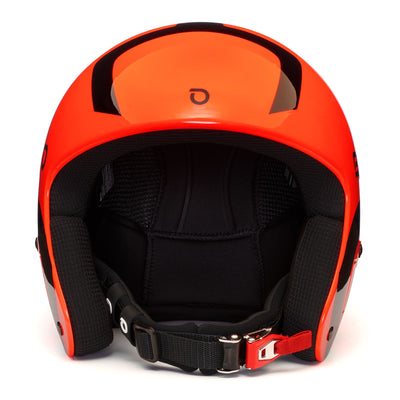 Helmets Unisex VULCANO FIS 6.8 Helmet SHINY ORANGE - BLACK | briko Dressed Back (jpg Rgb)		