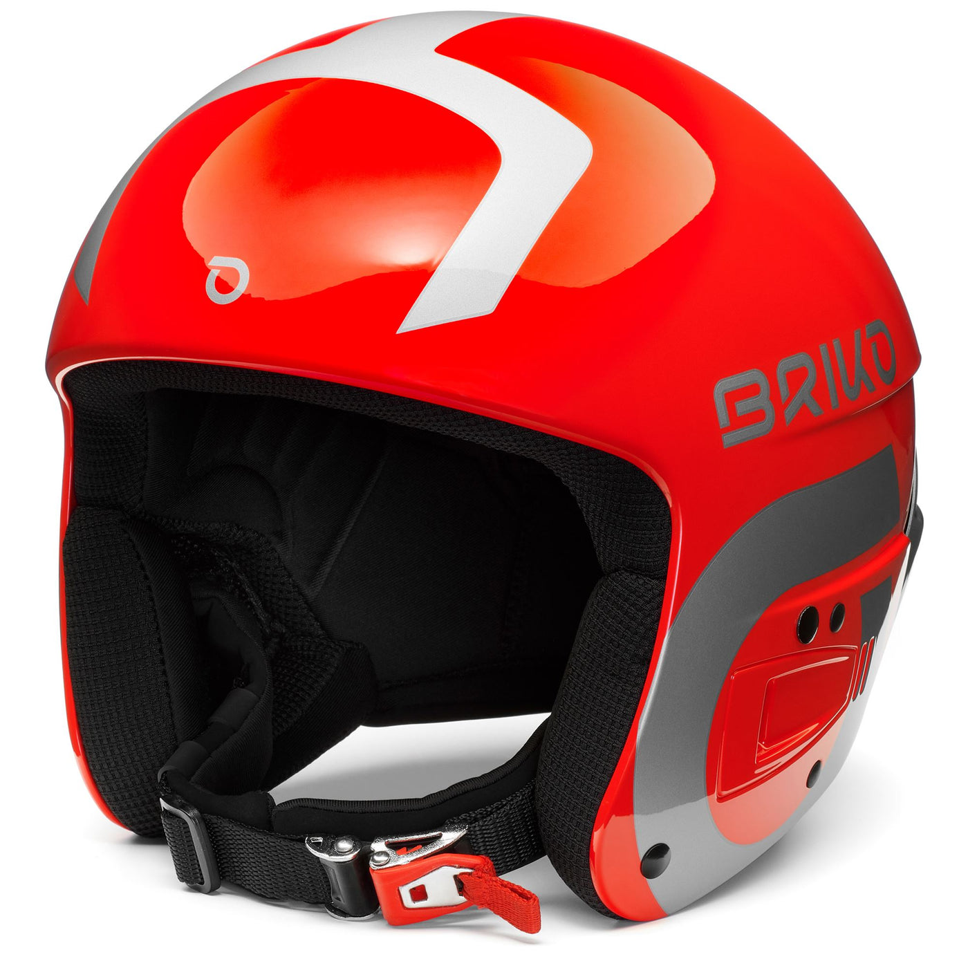 Helmets Unisex VULCANO FIS 6.8 Helmet SHINY RED SILVER | briko Photo (jpg Rgb)			