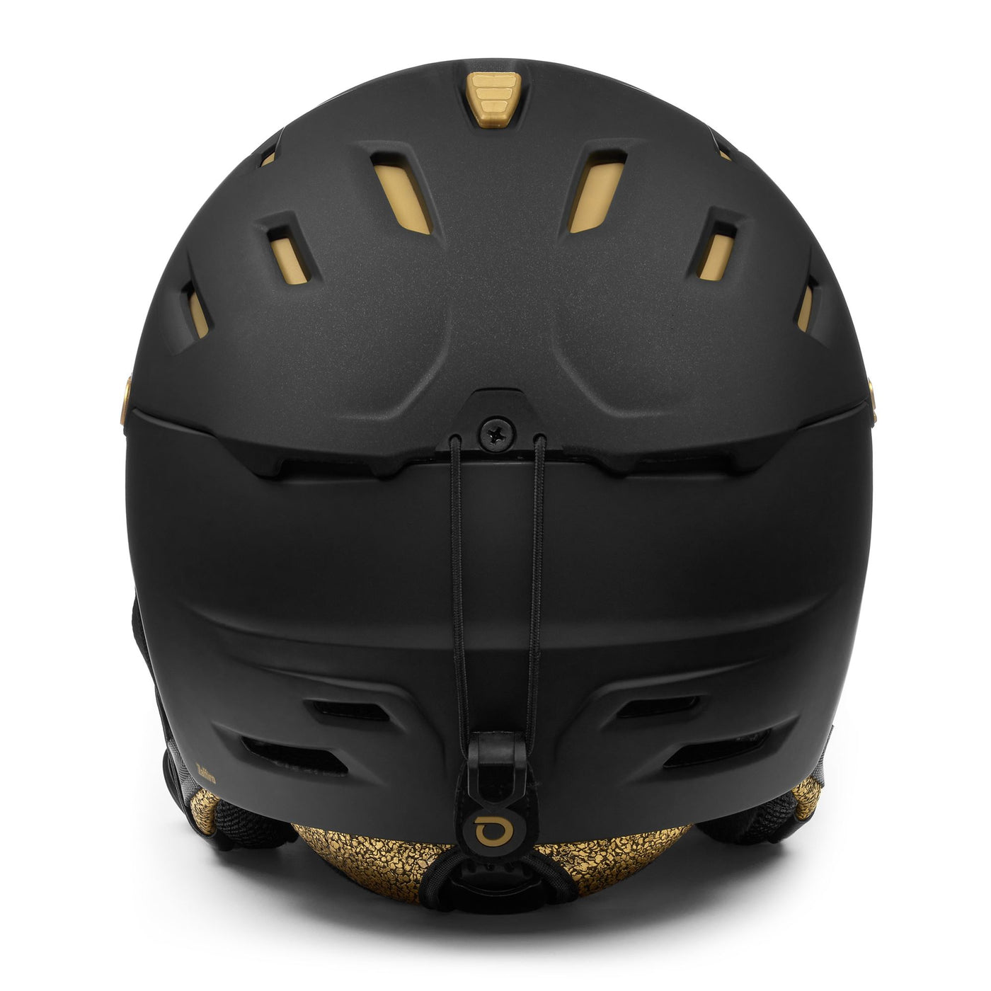 Helmets Woman ZAFFIRO Helmet BLACK - GOLD | briko Detail (jpg Rgb)			