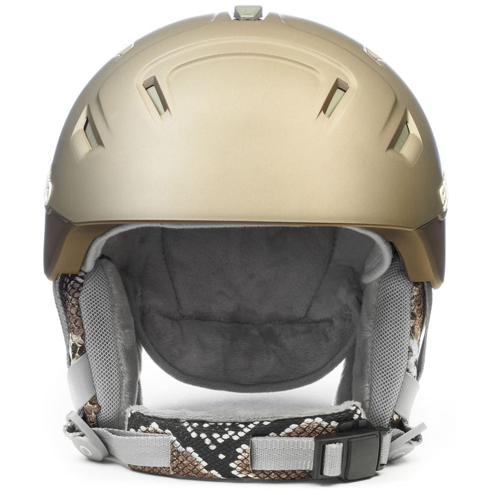 Helmets Woman ZAFFIRO Helmet BRONZE - PYTHON | briko Dressed Back (jpg Rgb)		