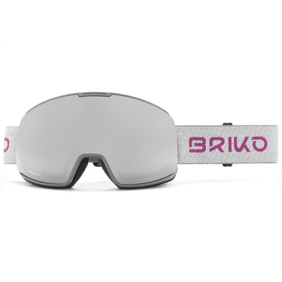 Goggles Unisex KILI 7.6 FIS 2 LENSES Ski  Goggles SILVER MELANGE PURPLE - SM2P1 Dressed Front (jpg Rgb)	