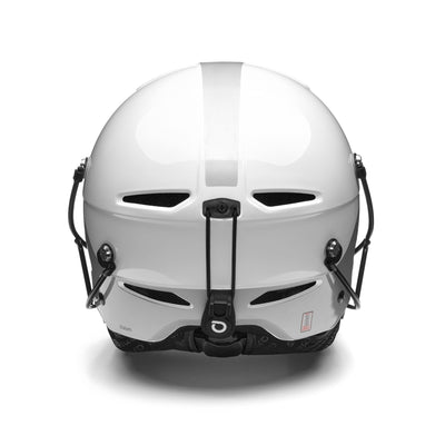 Helmets Unisex SLALOM EPP Helmet SHINY WHITE - SILVER Dressed Back (jpg Rgb)		