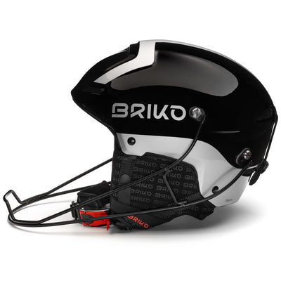 Helmets Unisex SLALOM EPP Helmet SHINY BLACK - SILVER Dressed Front (jpg Rgb)	