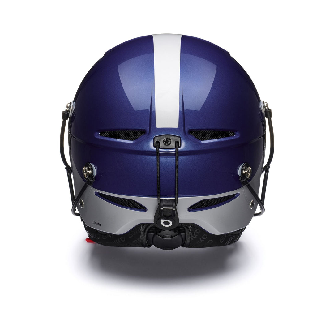 Unisex Blue and Silver Ski Helmet with Memory Foam Padding main