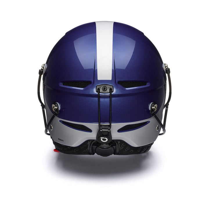 Unisex Blue and Silver Ski Helmet with Memory Foam Padding 4