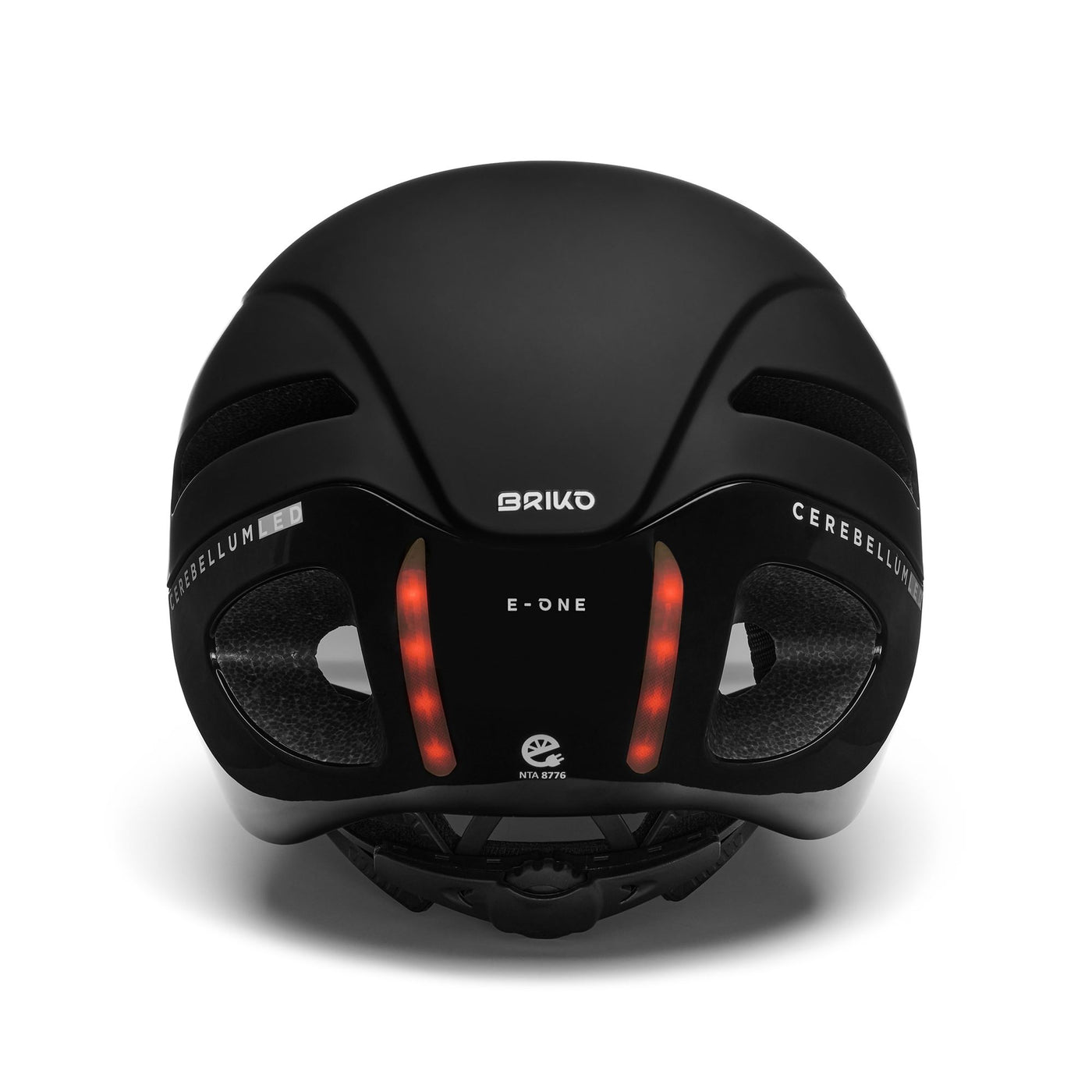 Helmets Unisex E- ONE VISOR Helmet BLACK ALICIOUS Dressed Front Double		