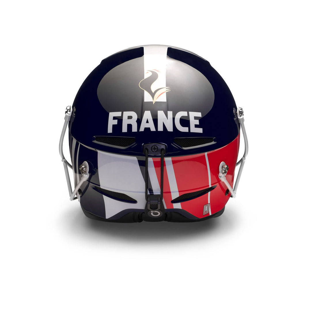 Helmets Unisex SLALOM EPP - FRANCE Helmet SHINY TANGAROA BLUE - WHITE | briko Dressed Back (jpg Rgb)		