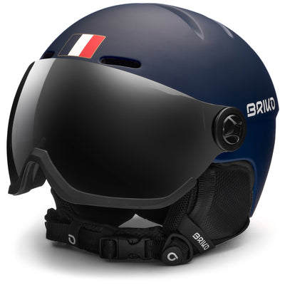 Helmets Unisex TEIDE VISOR FRANCE Helmet MATT TANGAROA BLUE - WHITE | briko Photo (jpg Rgb)			
