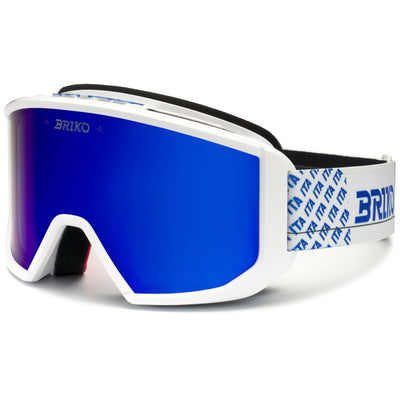 Goggles Unisex VULCANO MASK ITALIA Ski  Goggles WHITE SCIENCE BLUE - BM2 Dressed Side (jpg Rgb)		