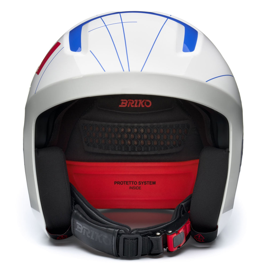 Helmets Unisex VULCANO 2.0 ITALIA Helmet SHINY WHITE - SCIENCE BLUE Dressed Side (jpg Rgb)		