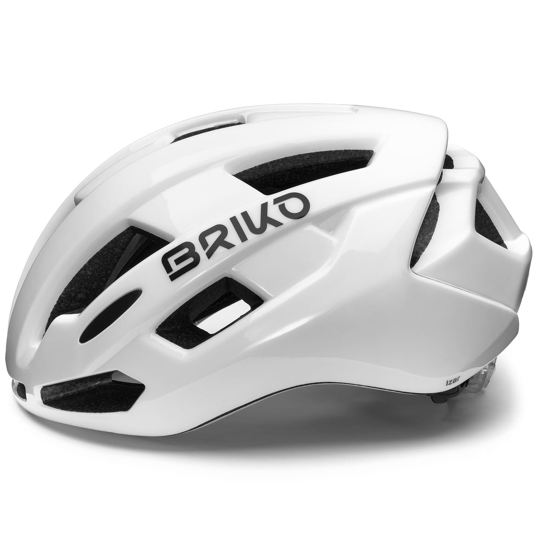 Helmets Unisex IZAR LED Helmet SHINY WHITE Dressed Front (jpg Rgb)	