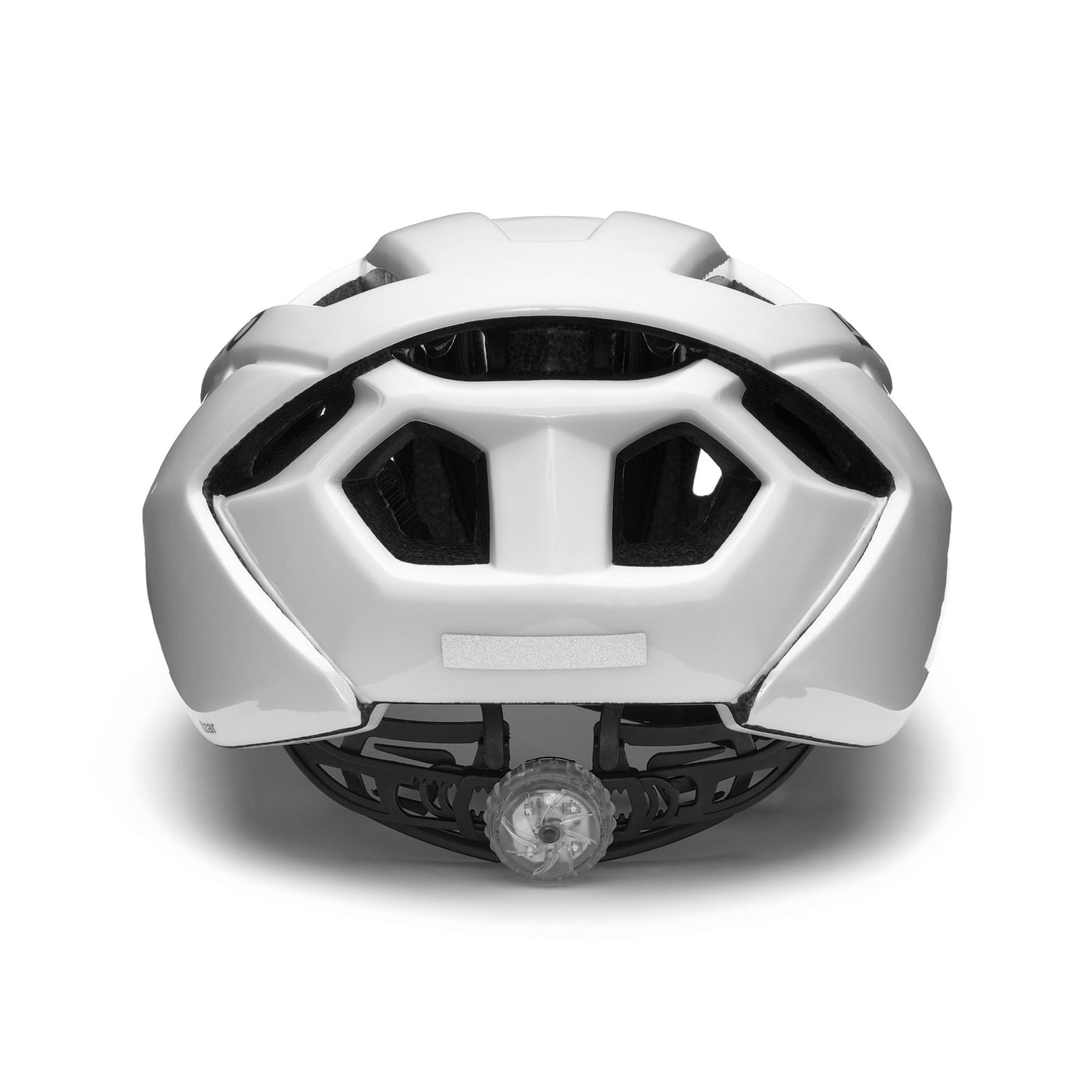 Helmets Unisex IZAR LED Helmet SHINY WHITE Dressed Back (jpg Rgb)		