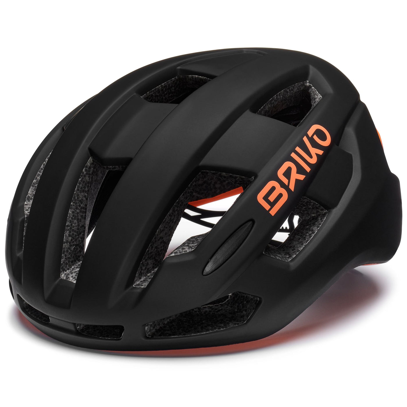 Helmets Unisex IZAR LED Helmet MATT BLACK - ORANGE FLUO Photo (jpg Rgb)			