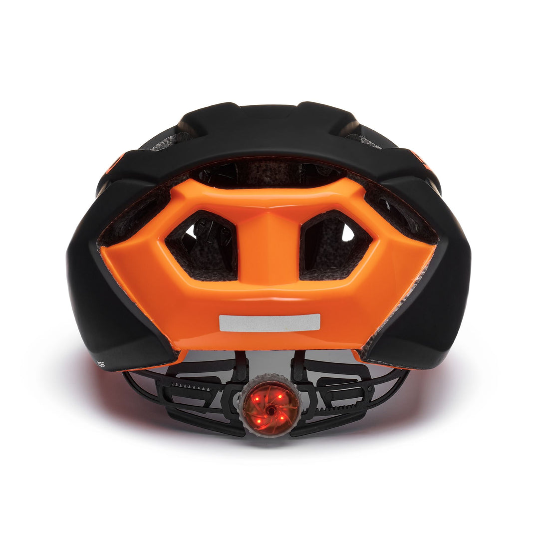 Helmets Unisex IZAR LED Helmet MATT BLACK - ORANGE FLUO Detail (jpg Rgb)			