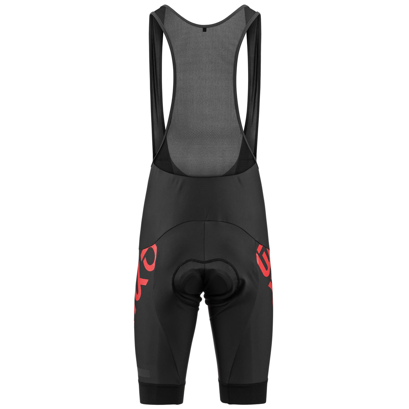 Sport Suits Man CLASSIC BIB 2.0 TRACKSUIT BLACK ALICIOUS- RED FLAME POINT Dressed Side (jpg Rgb)		