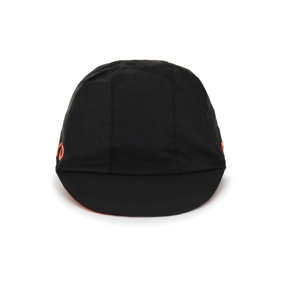 Headwear Unisex VISOR CAP Cap BLACK - ORANGE FLAME Photo (jpg Rgb)			
