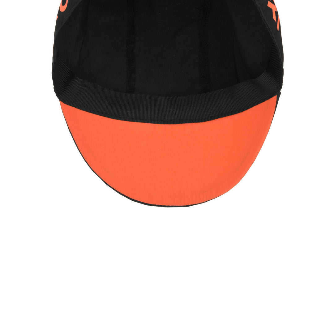 Headwear Unisex VISOR CAP Cap BLACK - ORANGE FLAME Detail (jpg Rgb)			