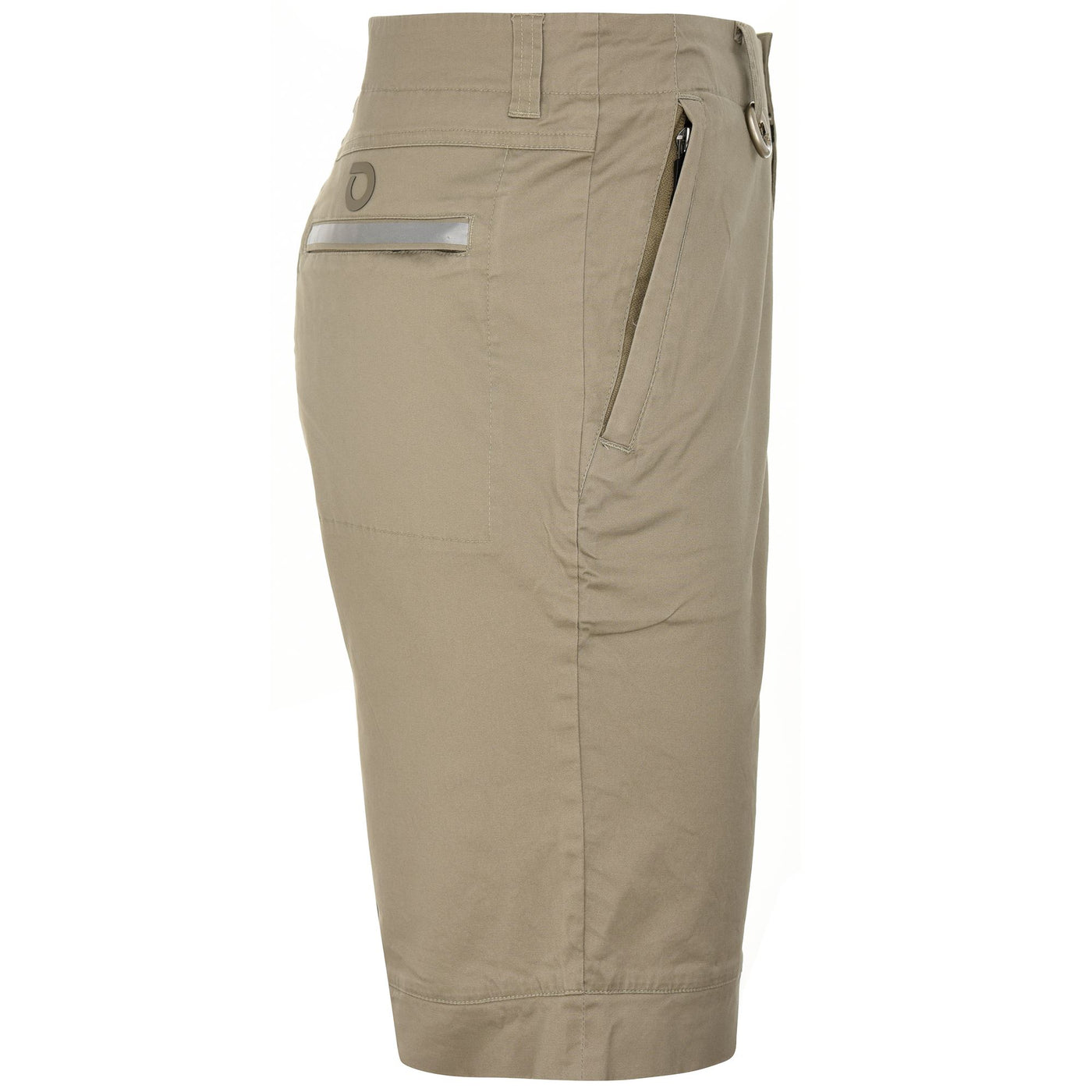 Shorts Man DISTRICT BERMUDA Sport  Shorts BROWN NOISETTE Dressed Front (jpg Rgb)	