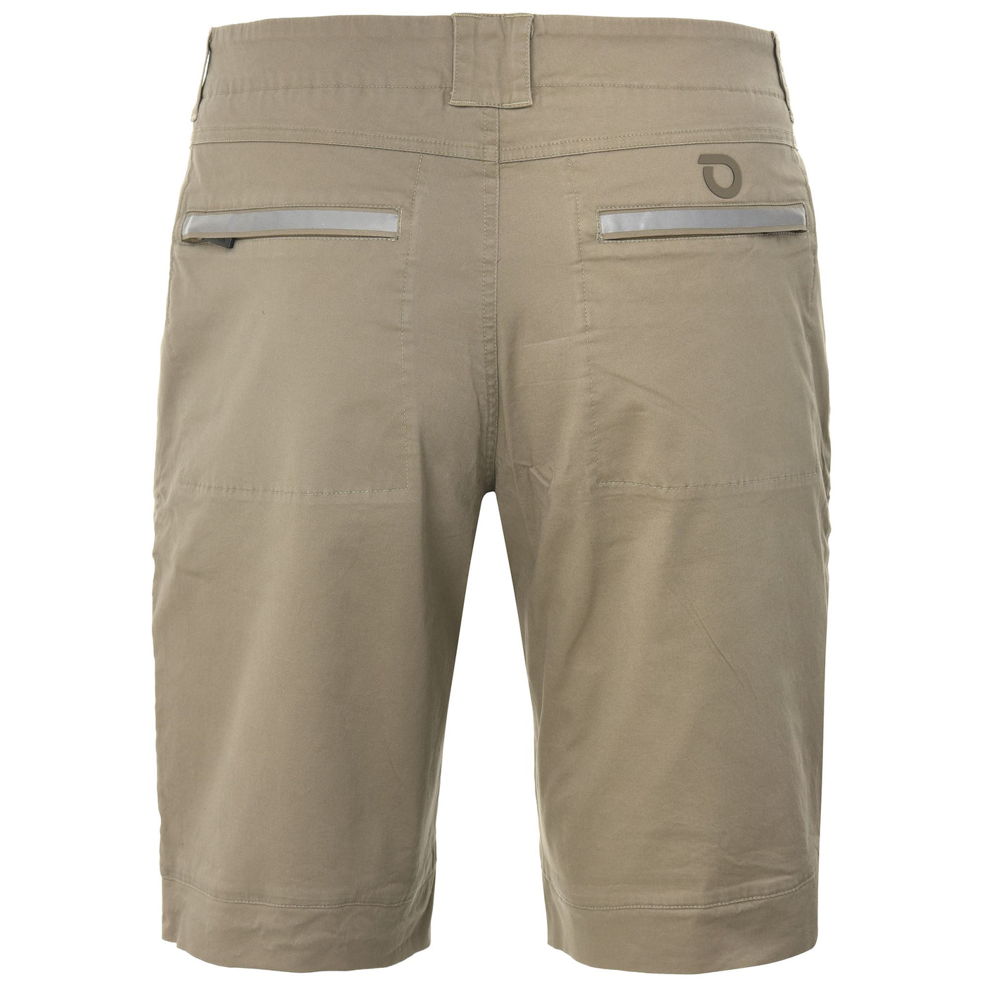 Shorts Man DISTRICT BERMUDA Sport  Shorts BROWN NOISETTE Dressed Side (jpg Rgb)		