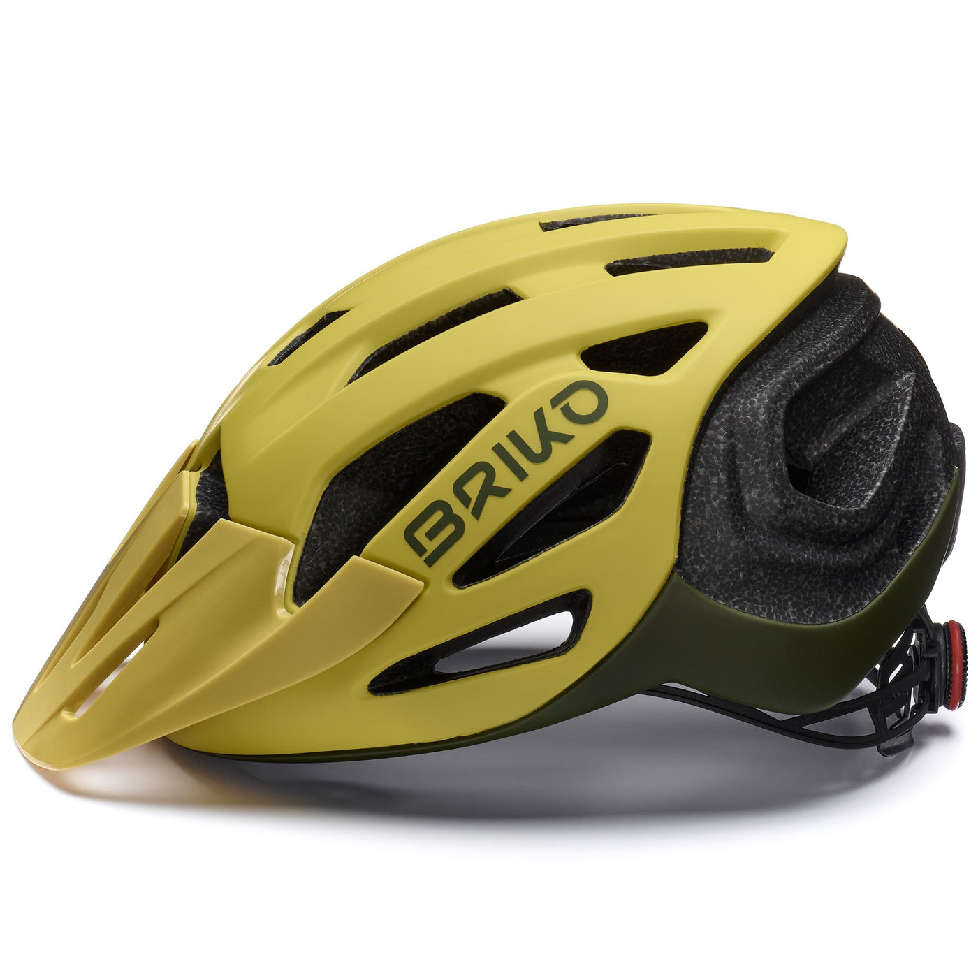 Helmets Unisex SISMIC X Helmet MATT TURMENIC YELLOW - THATCH GREEN Dressed Front (jpg Rgb)	