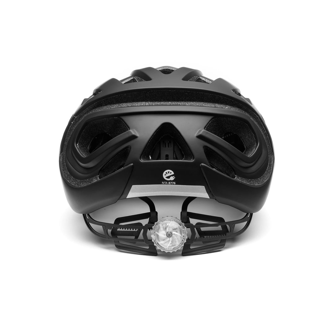 Helmets Unisex SISMIC LED Helmet MATT BLACK | briko Dressed Back (jpg Rgb)		