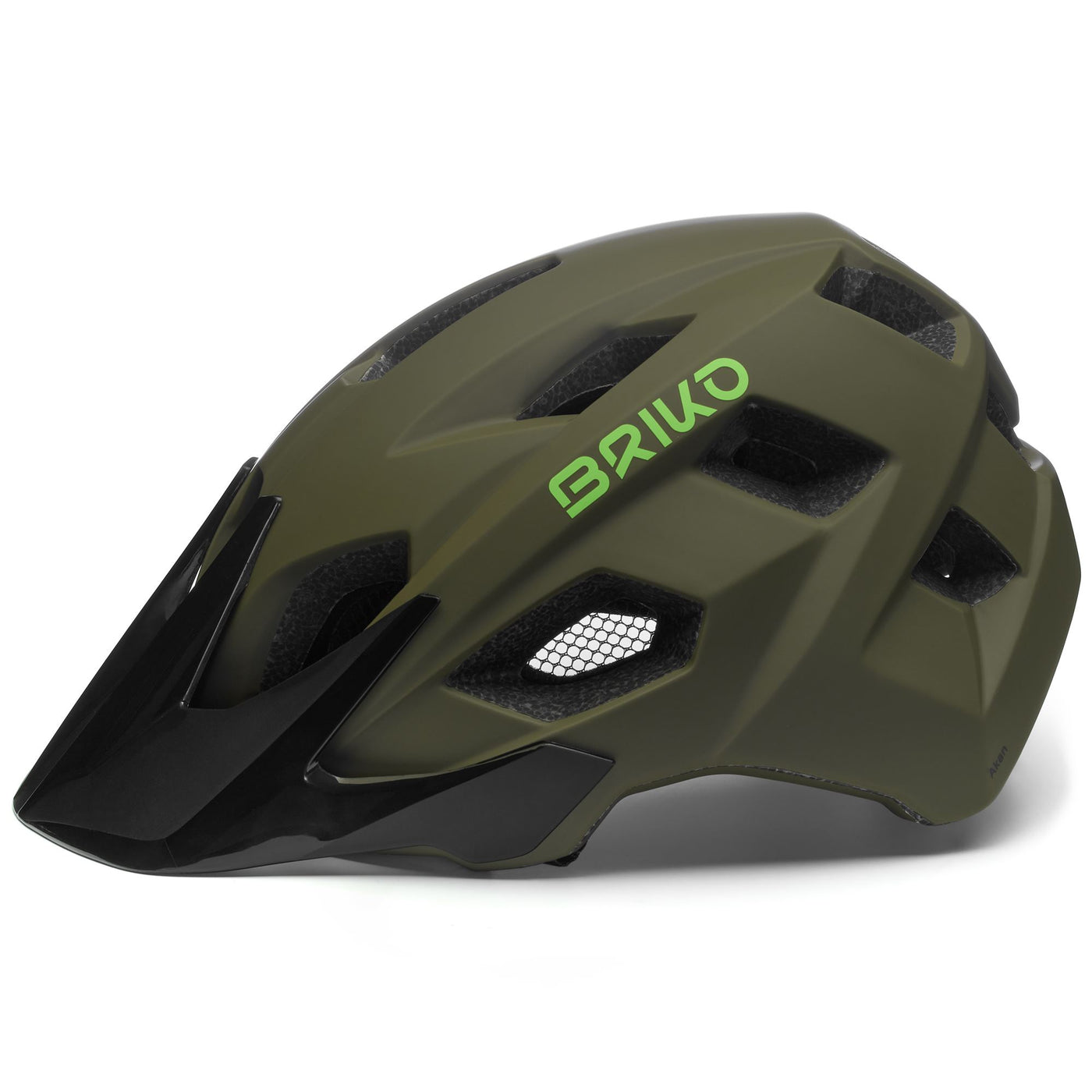 Helmets Unisex AKAN Helmet DARK GREEN MONDO - GREEN CONIFER Dressed Front (jpg Rgb)	