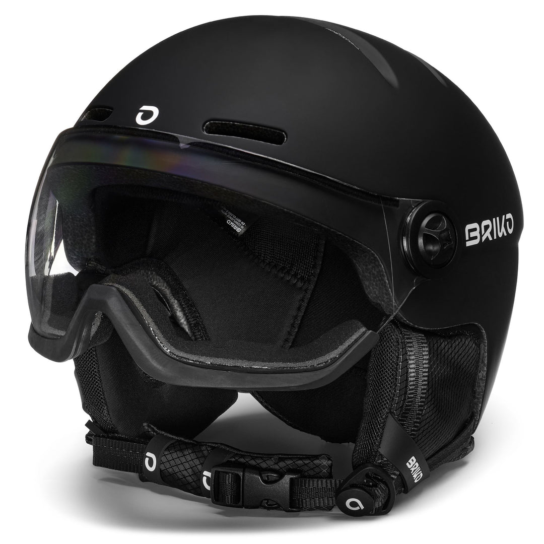 Casco Da Sci Con Visiera Stile Pilota BLACK CREVICE Arlberg - Uomo E Donna - Foto 5