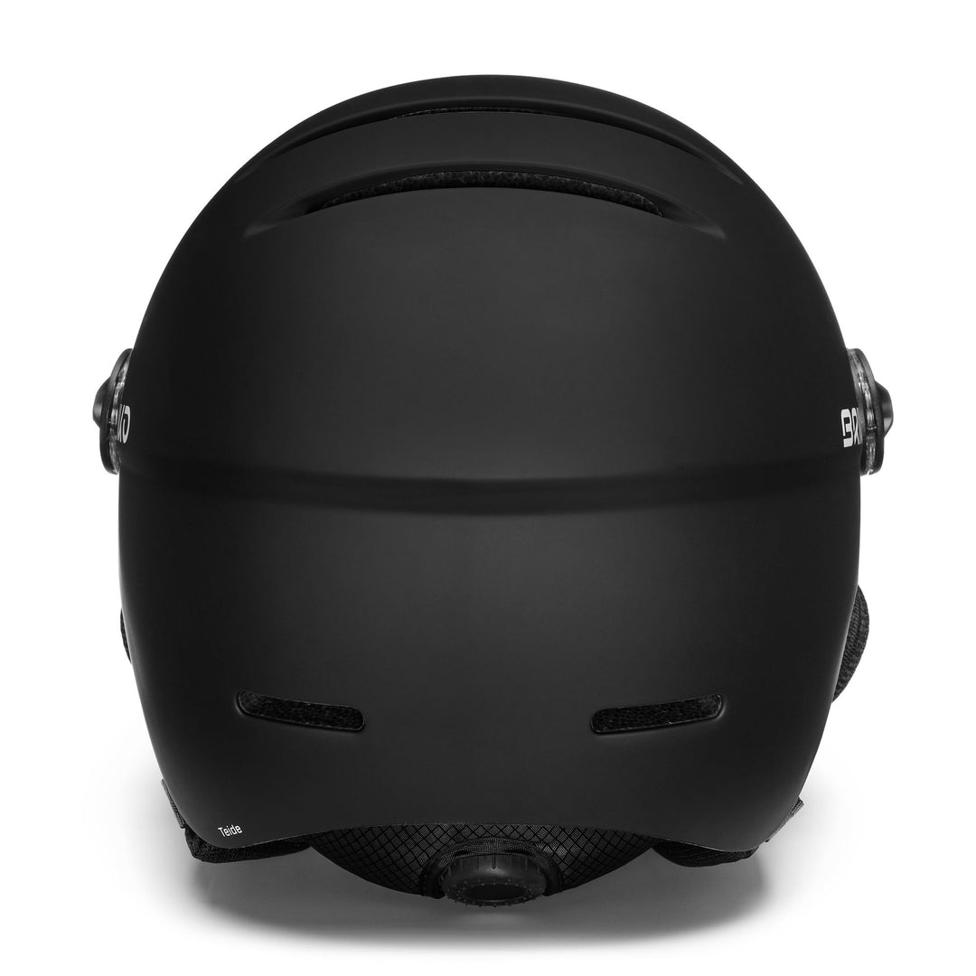 Helmets Unisex TEIDE VISOR PHOTO Helmet MATT BLACK Dressed Back (jpg Rgb)		