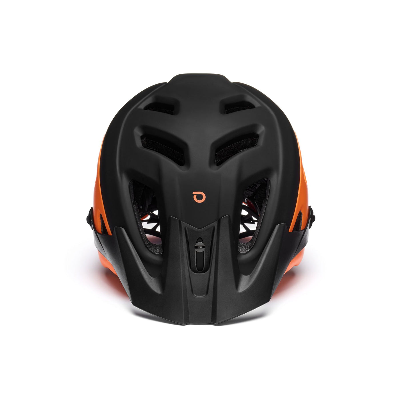 Helmets Unisex GIBEON Helmet MATT BLACK - ORANGE FLAME Dressed Side (jpg Rgb)		