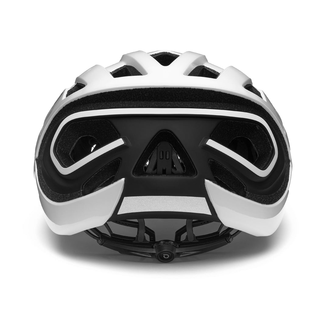 Helmets Unisex BLAZE Helmet SHINY WHITE Dressed Back (jpg Rgb)		
